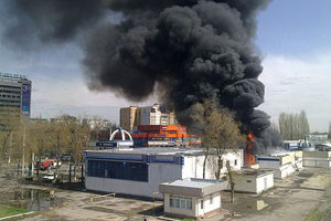 На ташкентской заправке произошел взрыв (фото)