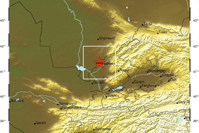 Под Ташкентом произошло землетрясение