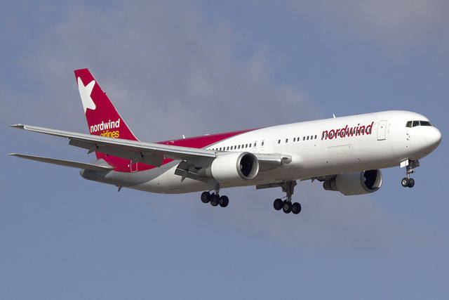 Boeing 767-300 авиакомпании Nordwind Airines.