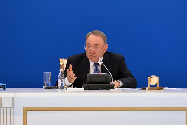 Nursultan Nazarbayev.