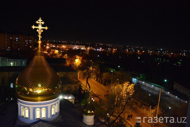 Фото: Православные Ташкента встретили Пасху