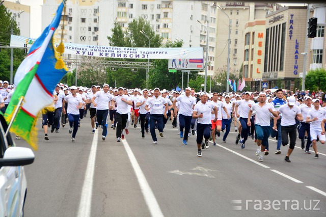 Фото: Забег во имя здоровья в Ташкенте