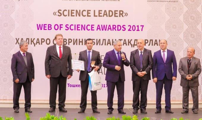 Toshkentda eng ilg‘or olimlar Science Leader mukofoti bilan taqdirlandi