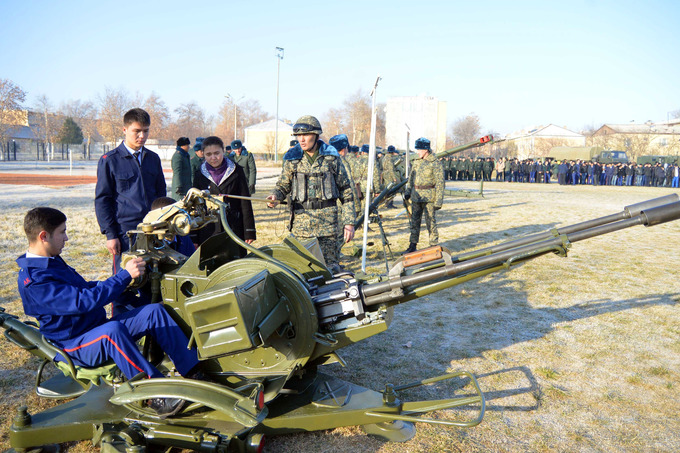 Акция Минобороны в Самарканде.