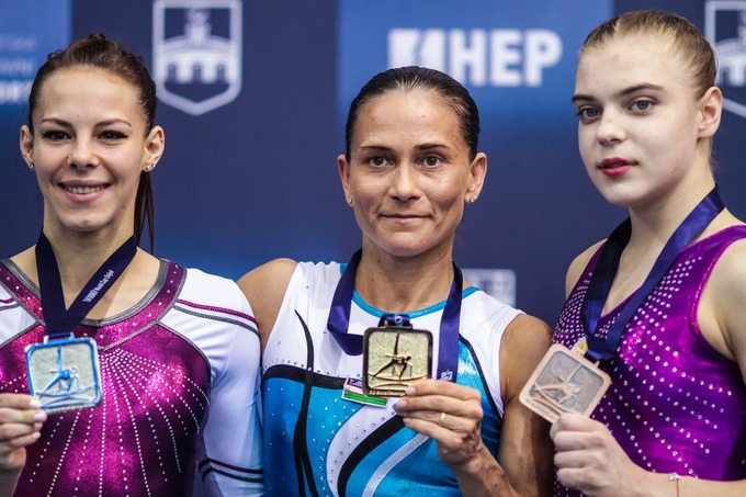 Oksana Chusovitina FIG World Challenge Cup musobaqasida oltin medalni qo‘lga kiritdi