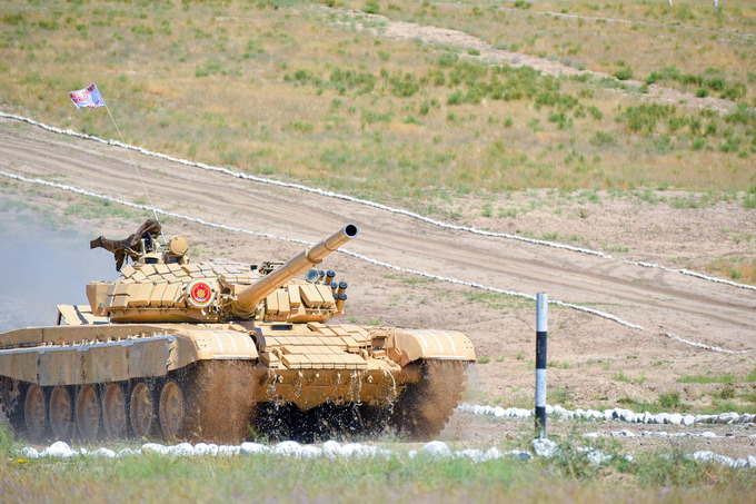 Chirchiq poligonida tank biatloni bo‘yicha musobaqa o‘tkazildi (+foto, video)