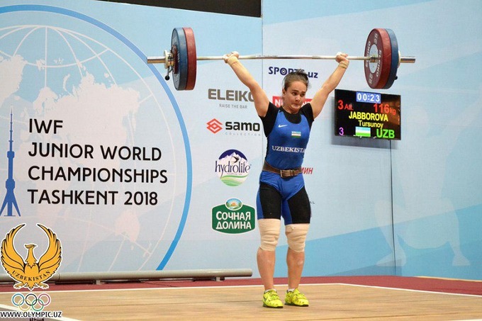 Og‘ir atletika. Tursunoy Jabborova jahon chempionati sovrindori bo‘ldi