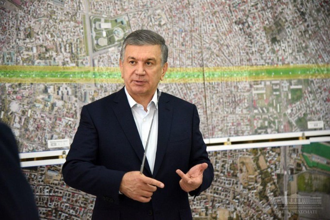 Shavkat Mirziyoyev «Samarkand city» qurilishiga doir loyihalar bilan tanishdi