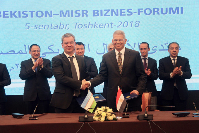 Toshkentda O‘zbekiston-Misr biznes-forumida 470 million dollarlik bitimlar imzolandi