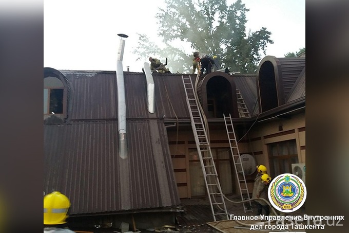 Toshkentdagi «Territoriya» restoranida yong‘in sodir bo‘ldi