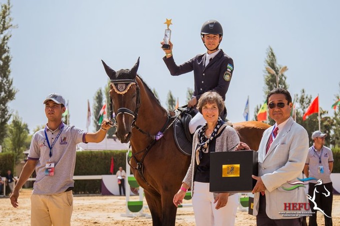 O‘zbekistonda konkur bo‘yicha «FEI World Jumping Challenge» musobaqasi o‘tkazilmoqda