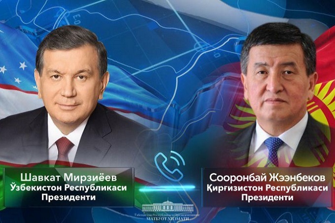 Шавкат Мирзиёев Қирғизистон президенти Сооронбай Жээнбеков билан телефон орқали мулоқот қилди