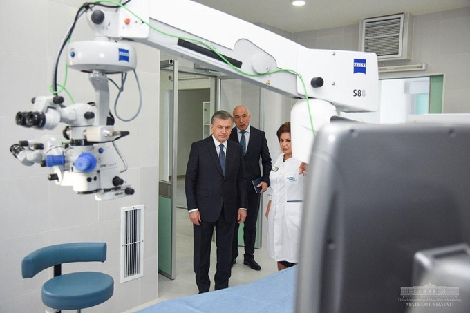 Prezident innovatsion klinikani ko‘zdan kechirdi