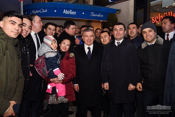 Shavkat Mirziyoyev Myunxen shahriga keldi