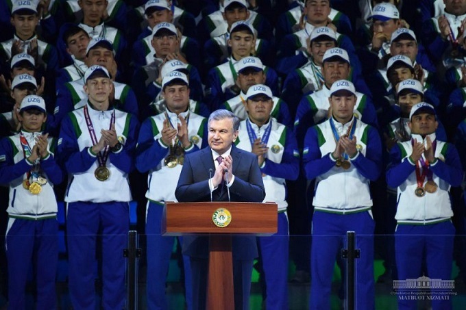 Shavkat Mirziyoyev «Humo Arena"ning ochilish marosimida ishtirok etdi