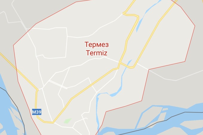 Карта улиц термеза