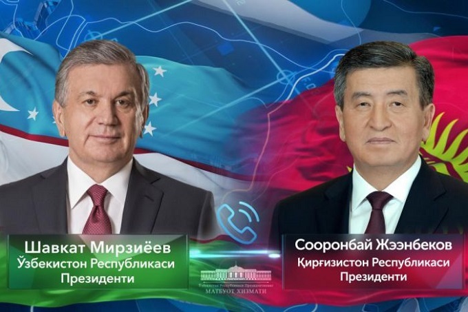 Shavkat Mirziyoyev Qirg‘iziston prezidenti bilan telefon orqali muloqot qildi