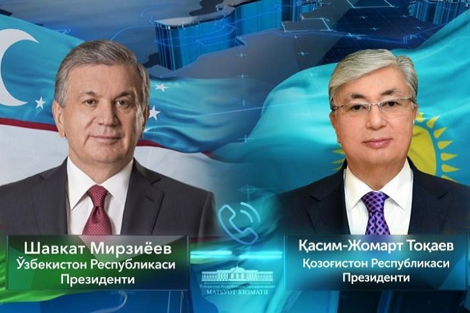 Shavkat Mirziyoyev Qozog‘iston prezidenti bilan telefon orqali muloqot qildi