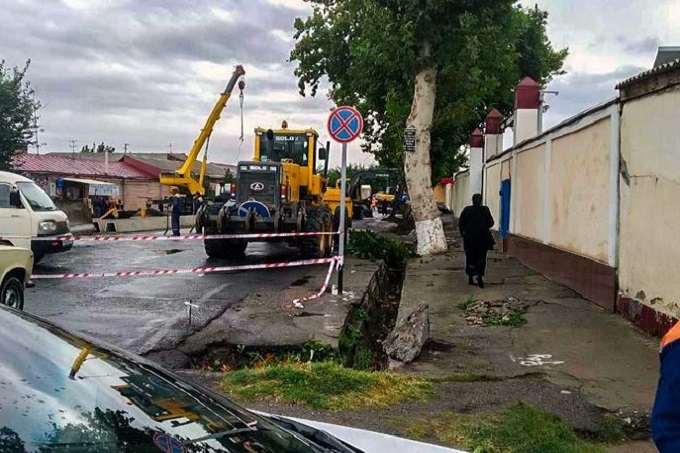 Samarqanddagi Gulobod ko‘chasida harakat vaqtincha taqiqlanadi