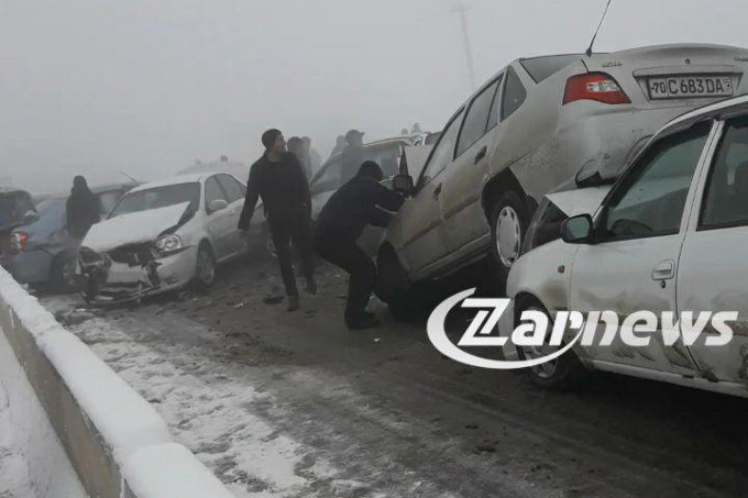 Подробности крупной аварии в Самарканде