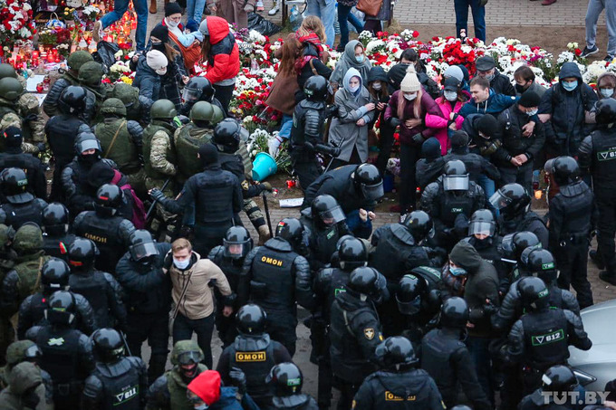 На акциях протеста в Беларуси задержаны более 1100 человек