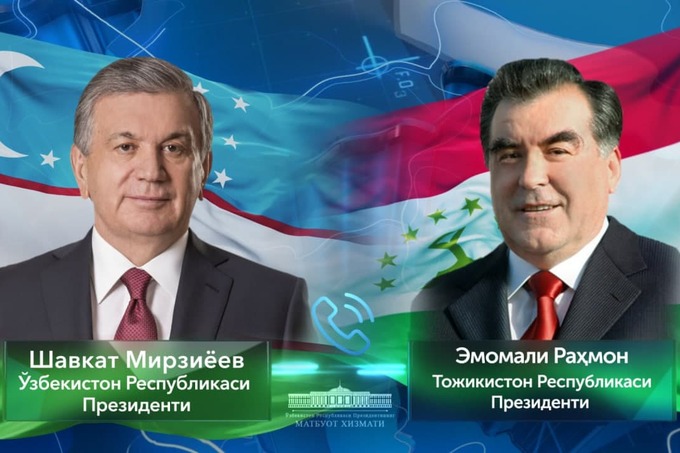 Shavkat Mirziyoyev va Emomali Rahmon tojik-qirg‘iz chegarasidagi vaziyatni muhokama qildi