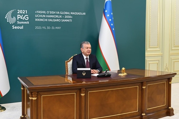 Shavkat Mirziyoyev P4G sammitida nutq so‘zladi