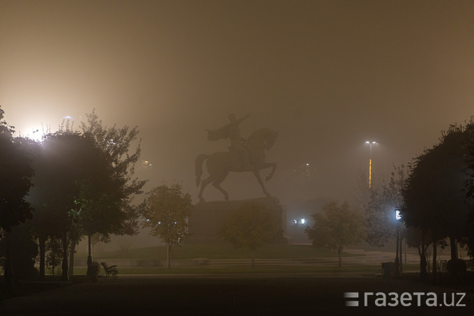 Костел ночью Ташкент