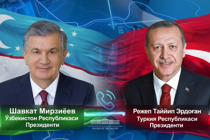 Ўзбекистон ва Туркия президентлари Қозоғистондаги вазиятни муҳокама қилдилар