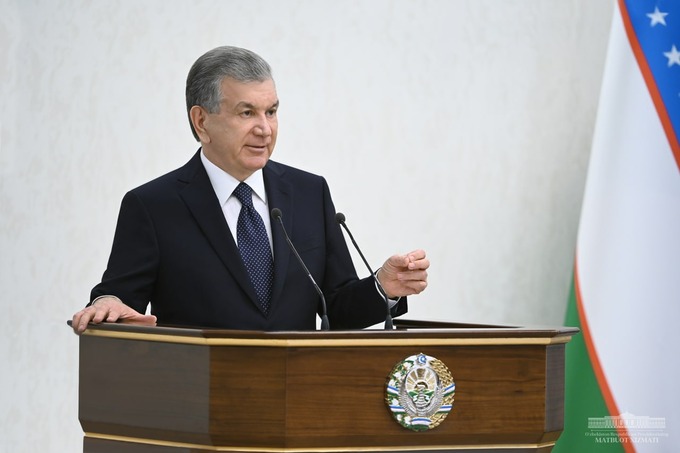 Shavkat Mirziyoyev.