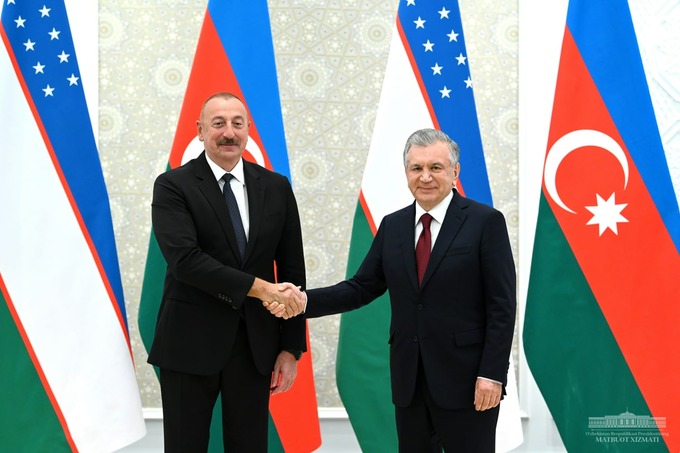 Shavkat Mirziyoyev va Ilhom Aliyev Turkiy davlatlar tashkilotining bo‘lajak sammitini muhokama qildi