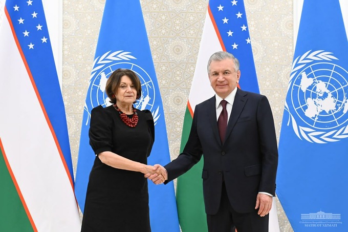 Shavkat Mirziyoyev va Rozmari DiKarlo