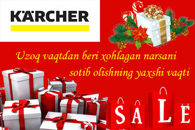 Karcher maishiy texnika uchun maxsus chegirmalarni e’lon qildi