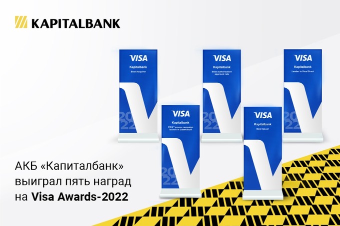 «Капиталбанк» стал обладателем пяти наград Visa Awards