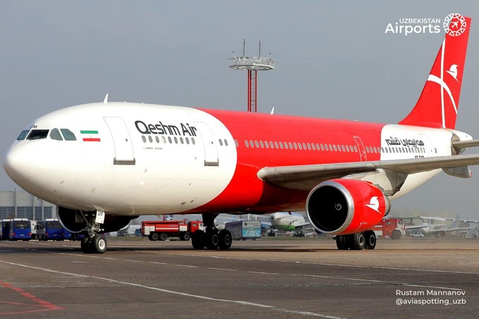 Qeshm Air авиакомпанияси Ўзбекистонга мунтазам парвозларни йўлга қўйди