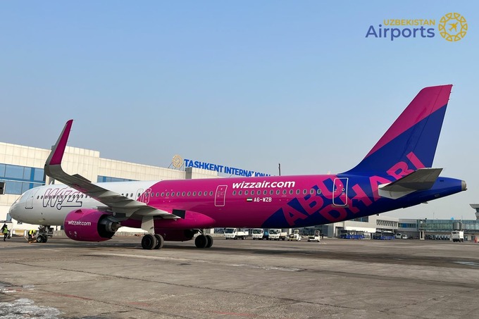 WizzAir Тошкентга парвозларни йўлга қўйди. Чипта нархи 45 доллардан бошланади