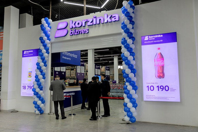 В Ташкенте открылся магазин оптовой торговли Korzinka Biznes