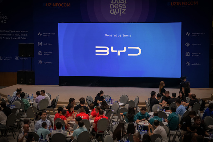 BYD Central Asia выступила партнёром турнира Business Quiz