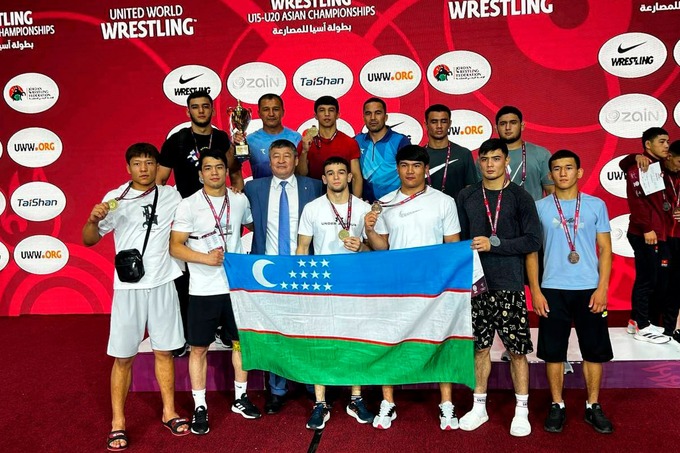 O‘zbekistonlik kurashchilar Osiyo chempionatida 8 ta medalni qo‘lga kiritdi