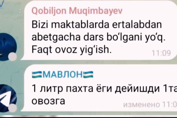 V soobenii govoritsya, v shkole ne bыlo zanyatiy do obeda iz-za sbora golosov.