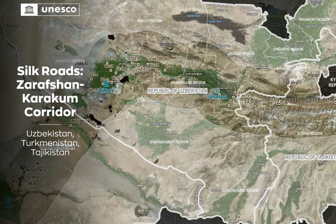 Зарафшан-Каракумский коридор Великого Шёлкового пути внесён в список Всемирного наследия ЮНЕСКО
