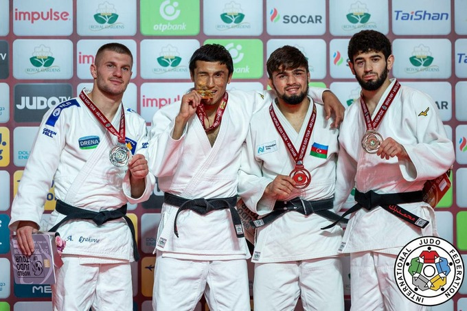 Shahram Ahadov dzyudo bo‘yicha “Katta dubulg‘a” tasnifiga kiruvchi turnirda oltin medal oldi