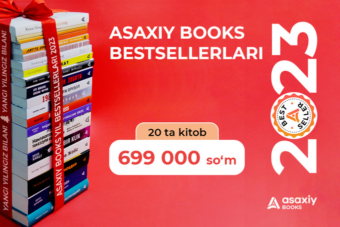 Asaxiy Books йилнинг энг оммабоп асарлари рўйхатини эълон қилди