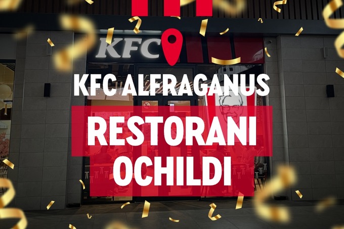 Прошло открытие 24-го ресторана KFC в Узбекистане в новом ТРЦ Alfraganus