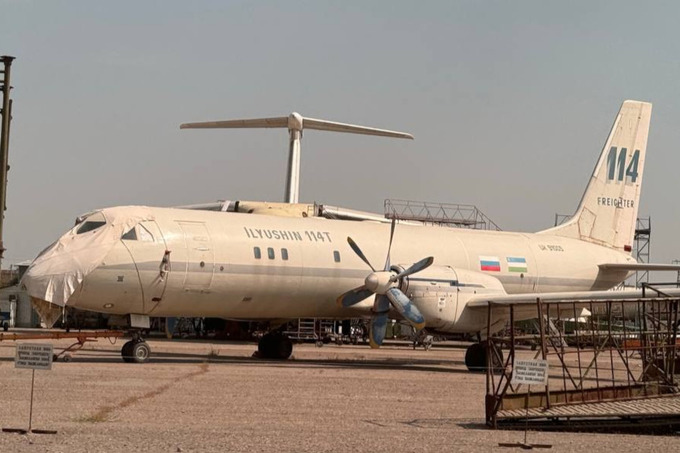 Il-114T. Foto mushtariy tomonidan yuborilgan.