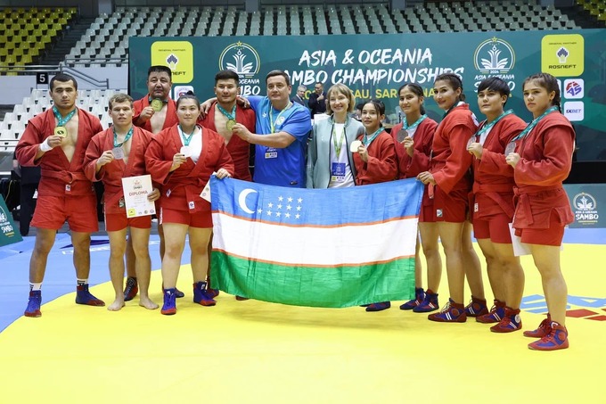 Osiyo-Okeaniya chempionatida o‘zbekistonlik sambochilar 19 ta medal oldi