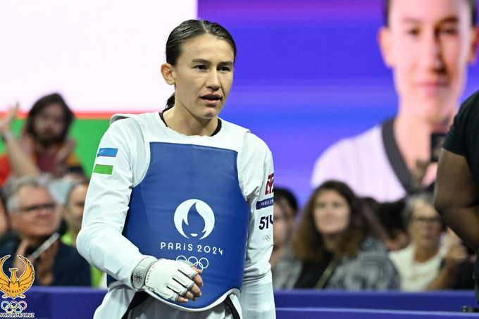 Taekvondochi Ozoda Sobirjonova jangning so‘nggi soniyalarida Olimpiada bronza medalini qo‘ldan boy berdi