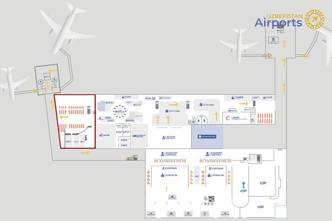 uzbekistan airports, реконструкция аэропорта ташкента