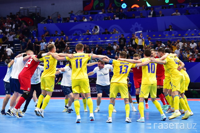 Fotoreportaj: Ukraina futzal bo‘yicha jahon chempionatida 3-o‘rinni egalladi