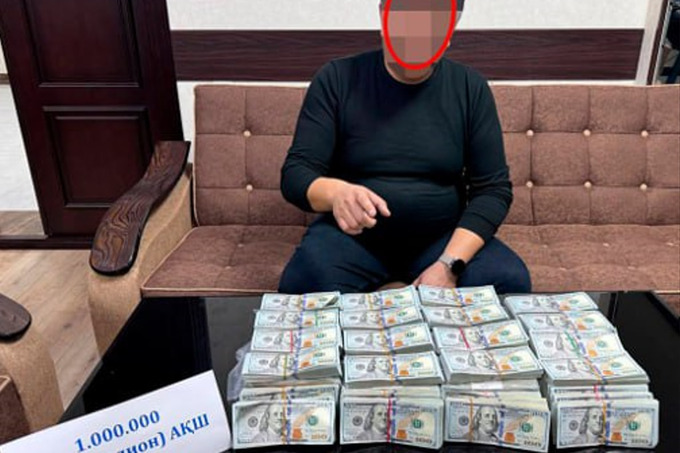 Deputy mayor of Chirchik, town near Tashkent, detained while receiving $1 million